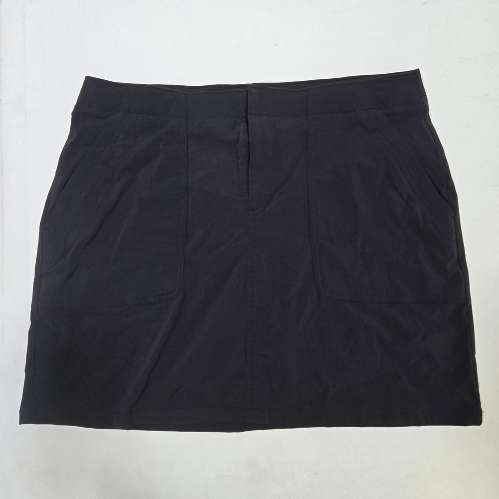 Eddie Bauer‎ Skort Skirt Women P10 Black Horizon Hiking Outdoor Performance